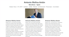 Desktop Screenshot of antoniomolina.com